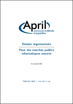 Page de couverture du dossier