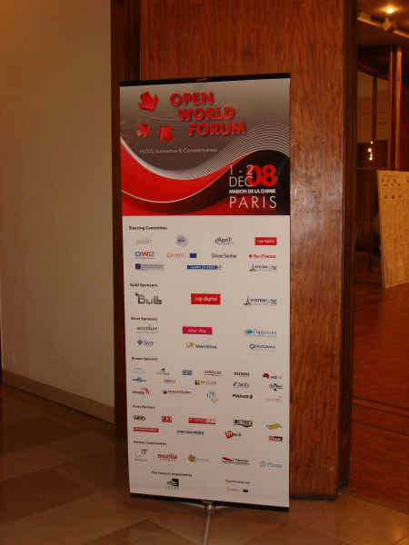 Photo de l'Open World Forum