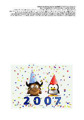Carte Voeux 2007