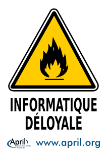 Panneau Danger Informatique déloyale