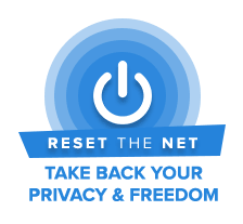 Reset The Net banner