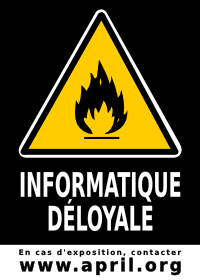 Sticker informatique déloyale