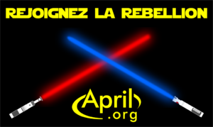 Bannière campagne d'adhésion de l'April