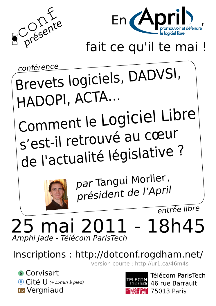 Affiche de la conférence réalisée Pierre Pavlidès