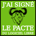 J'ai signé le pacte du logiciel libre