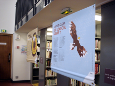 Image de l'Expolibre dans une bibliothèque