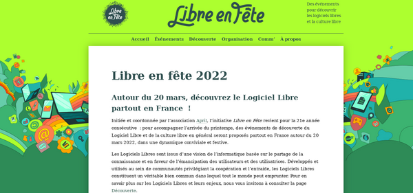 Bannière du Libre en Fête 2022