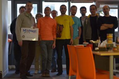 Photo de groupe des participants de l'April Camp à Montpellier