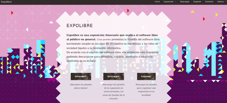 Site web de l'Expolibre en espagnol