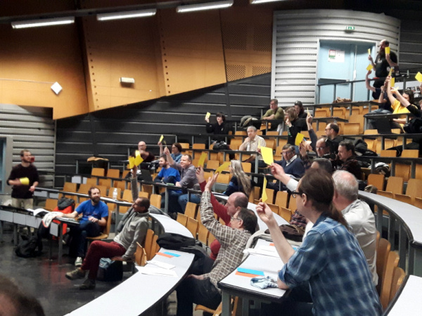 Photo de l'assemblée générale de l'April