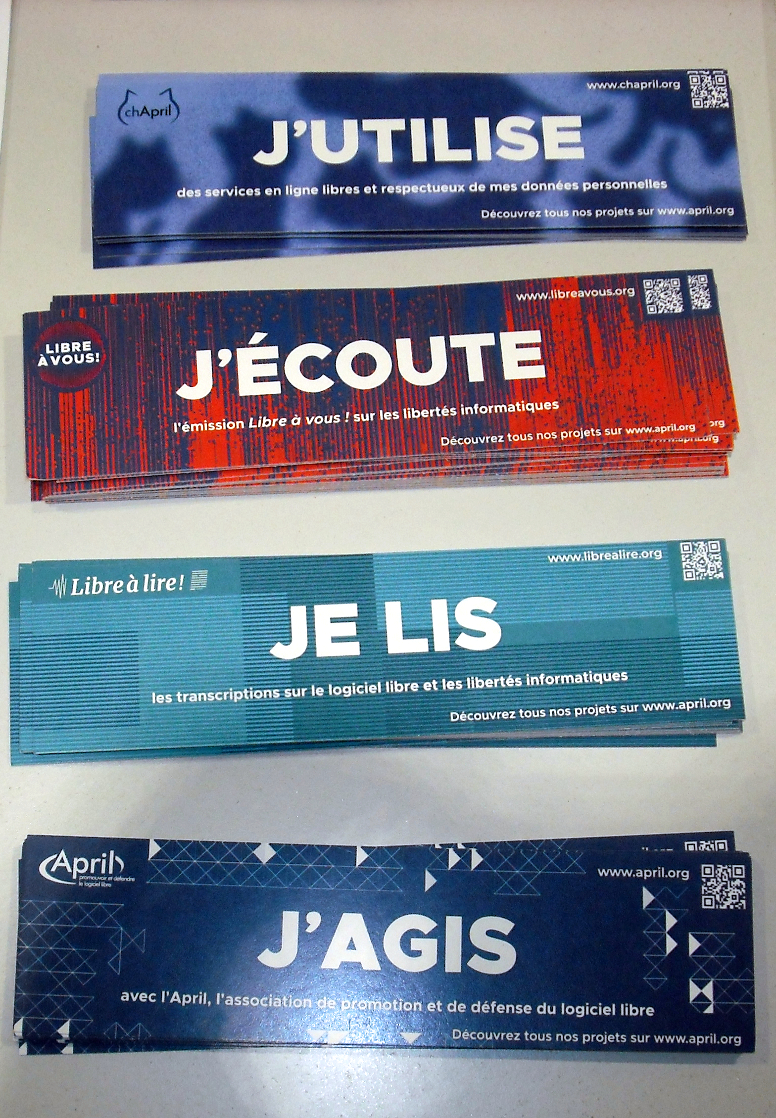 Images des 4
                                  marques-pages