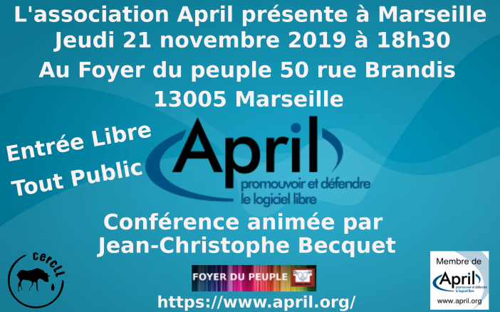 affiche conférence April 21 novembre 2019