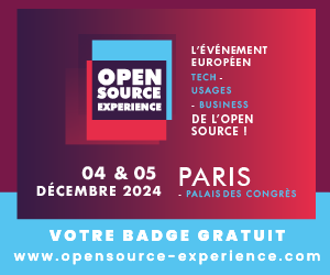 Bannière de l'Open Source Experience 2024
