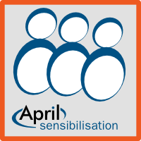 Logo du groupe de travail Sensibilisation de l'April
